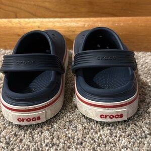Crocs Navy jr size 1